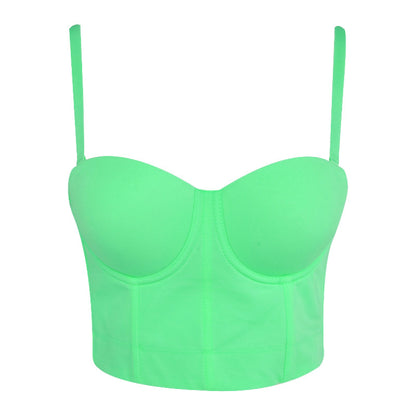Women Fashion Solid Color Sling Corset