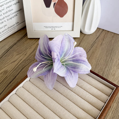 Épingle à cheveux pastorale pour femme Sweet Lily Grab Clip
