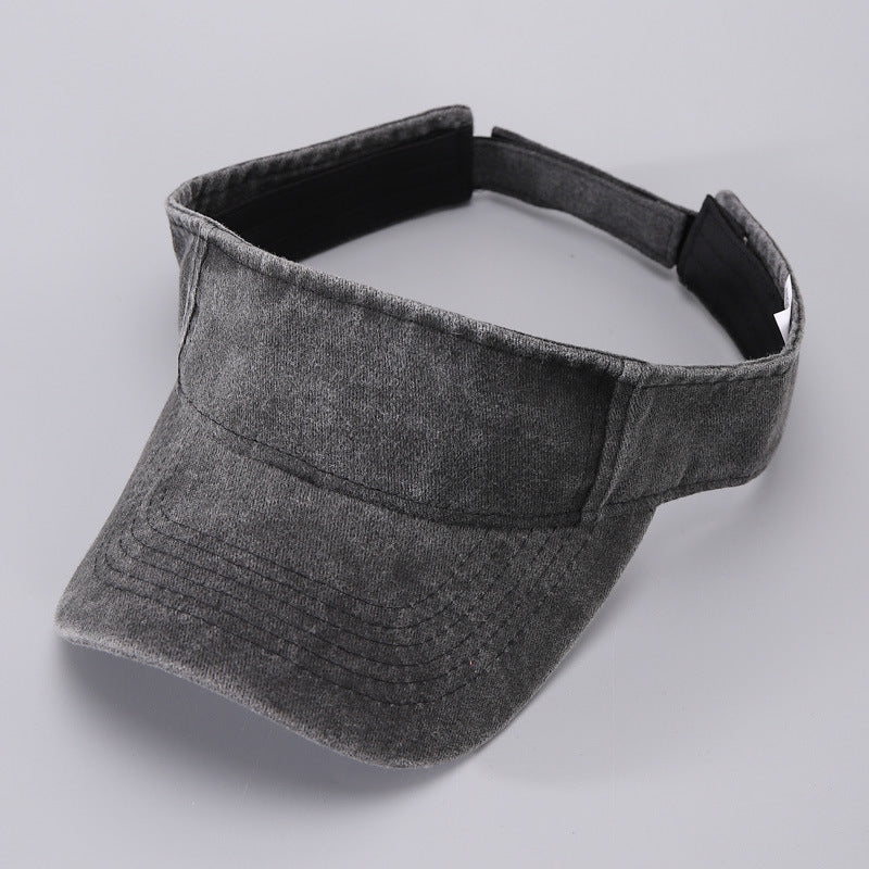 Chapeau de protection solaire respirant en coton denim décontracté pour homme