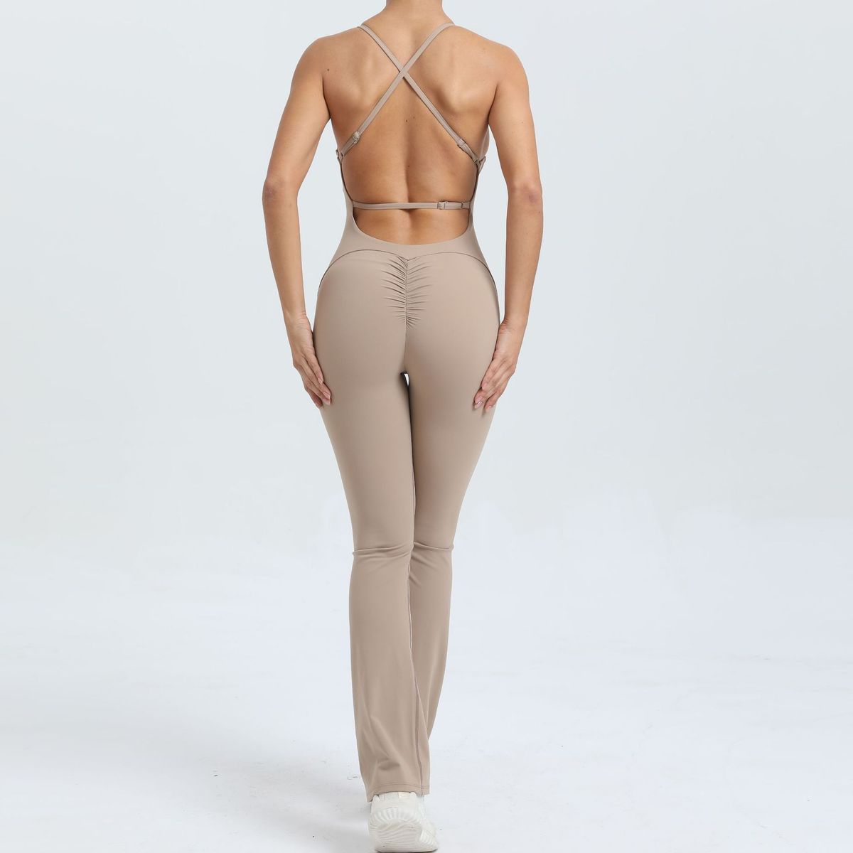 Adjustable Shoulder Strap Women‚Äôs Yoga Jumpsuits Cotton Blend