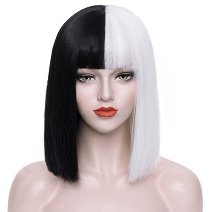 Women Fashion Short Straight Bobo Head Wig