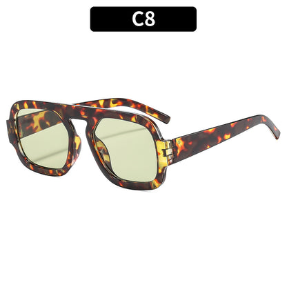 Gafas de sol de moda con montura cuadrada