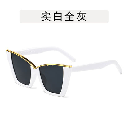 Gafas de sol laterales de metal de hip hop personalizadas con marco de PC