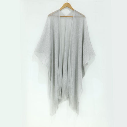 Women Sexy Stripe Tassel Cover-Ups