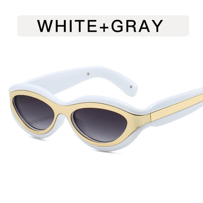 Fashion Personalized Anti-UV Large Frame Sunglasses