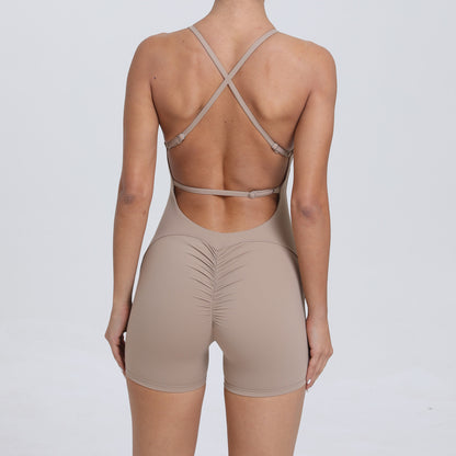 Women‚Äôs Hip-Lifting Fitness Backless Running Tights