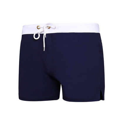 Bañador de playa informal con cordón y colores a juego para hombre
