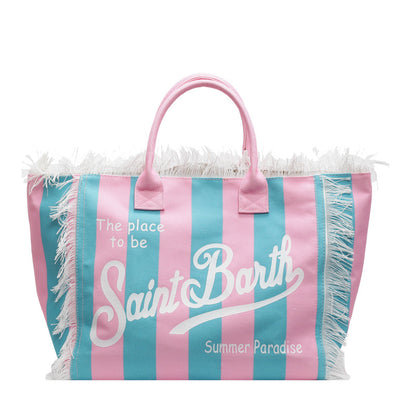 Fashion Tassel Large Capacity Canvas Beach Bag