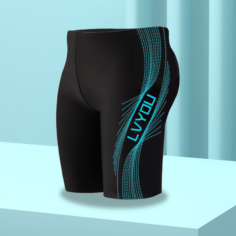 Maillots de bain de course à imprimé lettre pour hommes, couleurs assorties