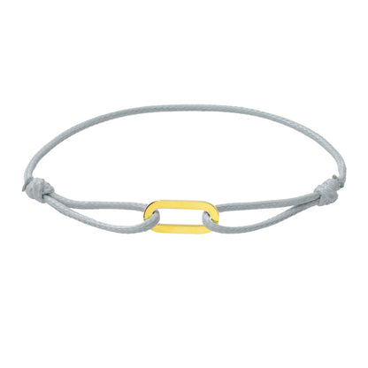 Women Fashion Simple Hand-Woven Single Ring Rope Adjustable Bracelet