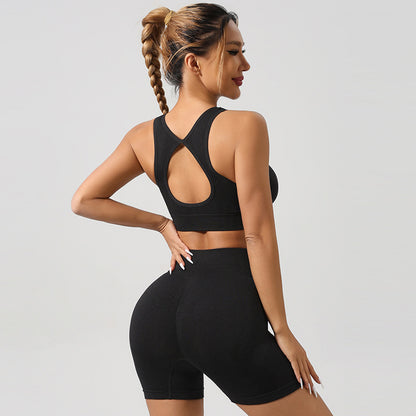 Women Fashion Casual Solid Color Yoga Set