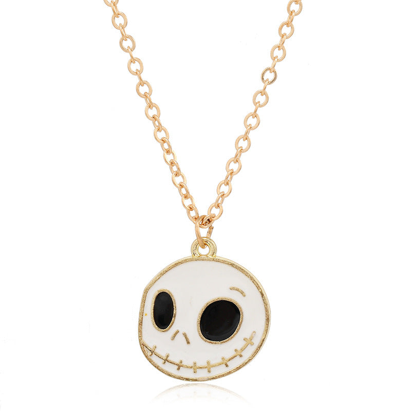 Halloween Women Cute Vintage Monster Necklace Pendant