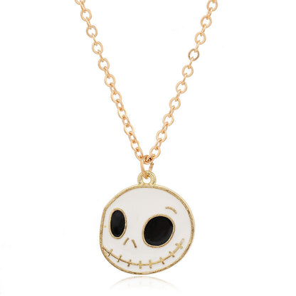 Halloween Women Cute Vintage Monster Necklace Pendant