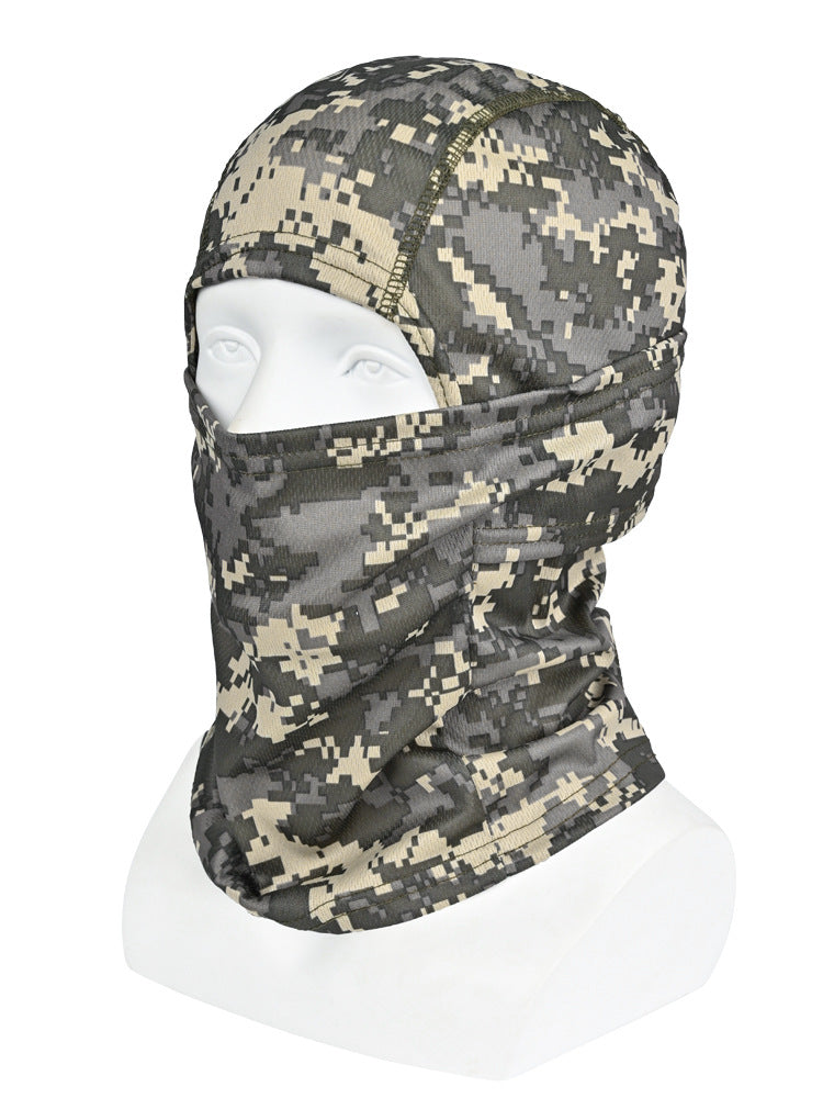 Camouflage Summer Riding Headgear Ice Silk Scarf