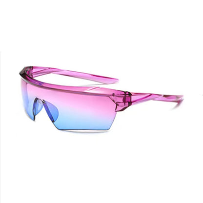 Y2K Half-Frame Sunglasses in Trendy Colors