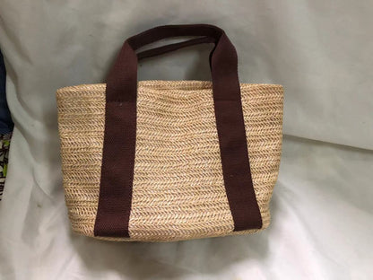 Summer Vacation Basket Straw Woven Tote Bag