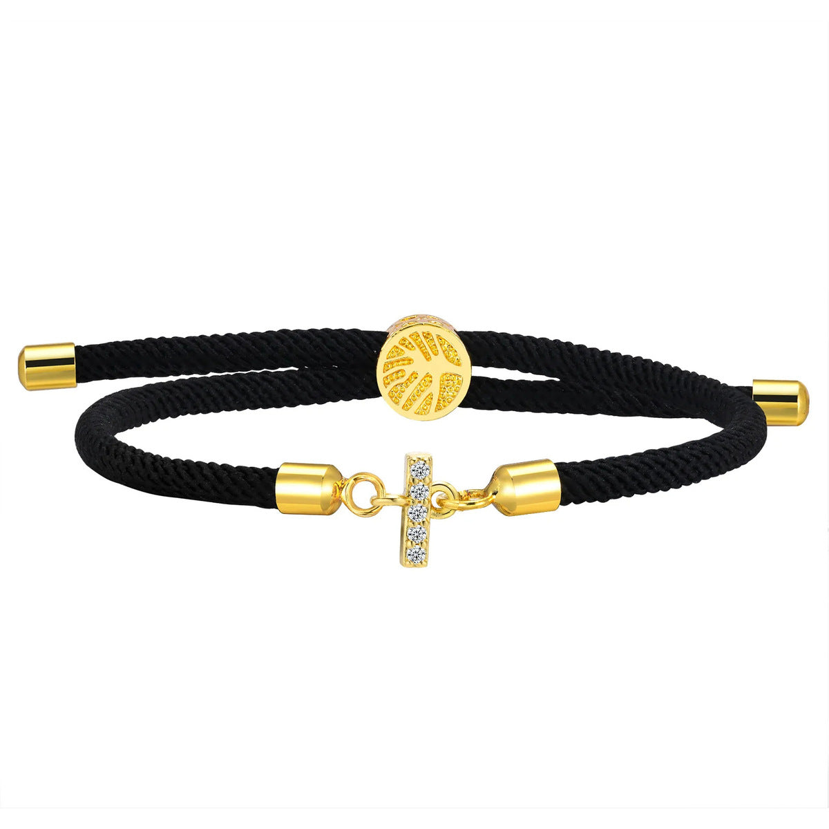 Fashion 26 Rhinestone Alphabet Adjustable Bracelet