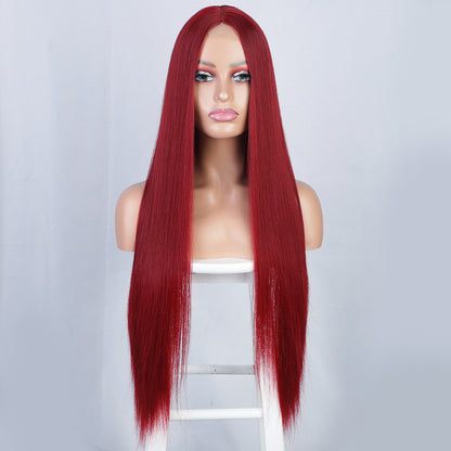Women Long Straight Hair Wig with Natural Style