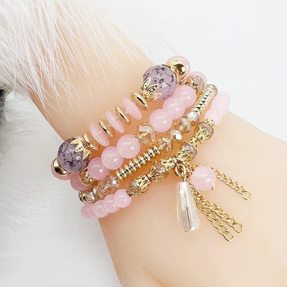 Boho Women Fashion Creative Crystal Beaded Bracelet