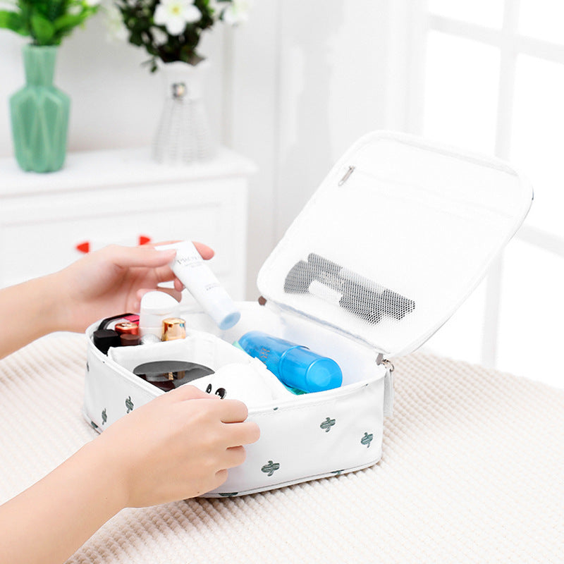 Bolsa de cosméticos de tela Oxford de estilo coreano