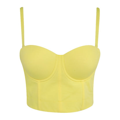 Women Fashion Solid Color Sling Corset