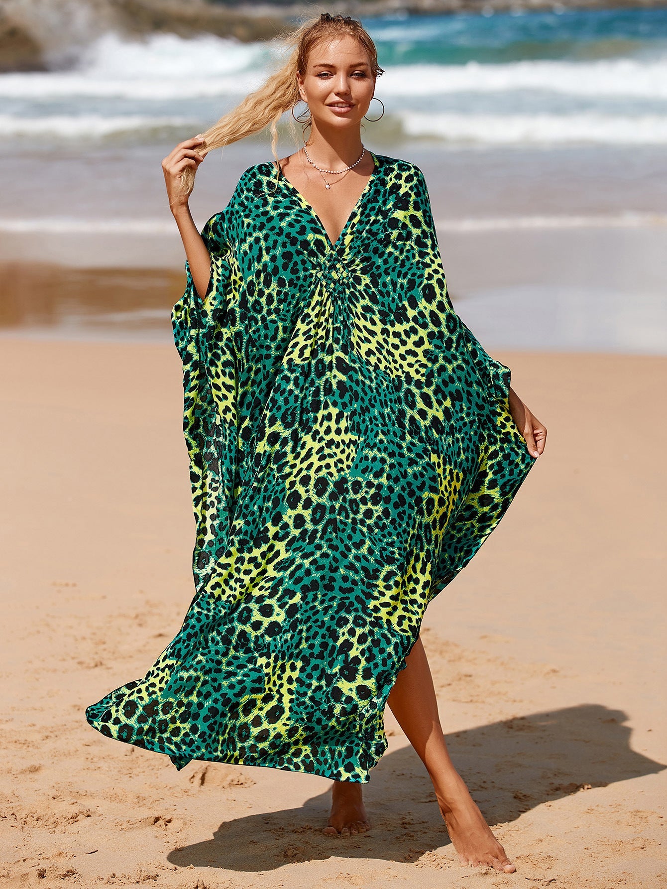 Vestido playero informal para vacaciones de verano