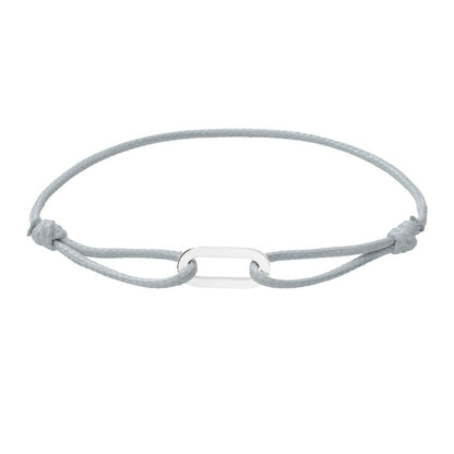 Women Fashion Simple Hand-Woven Single Ring Rope Adjustable Bracelet