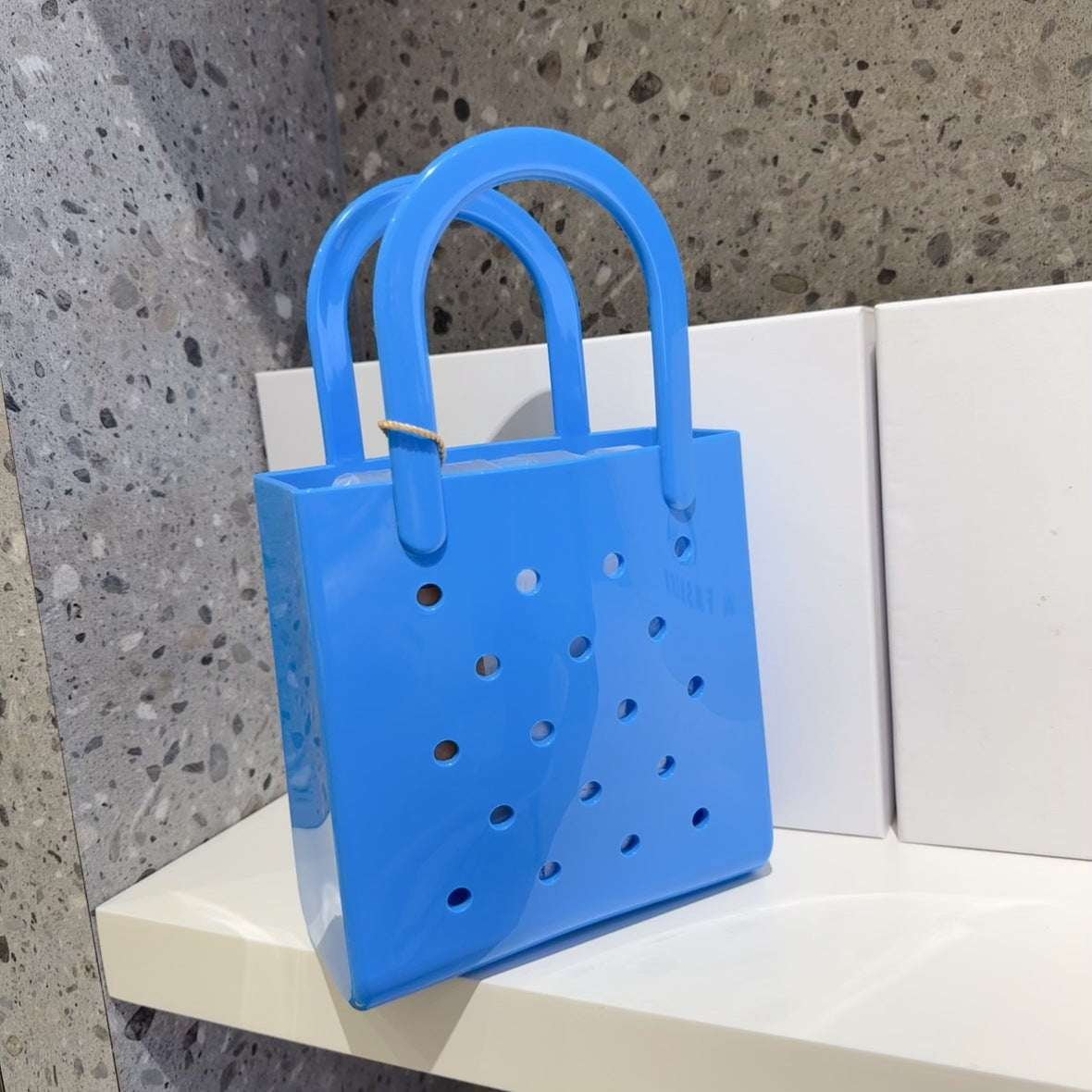 Bolso de playa de PVC de color liso de moda - Jelly Pack Tote