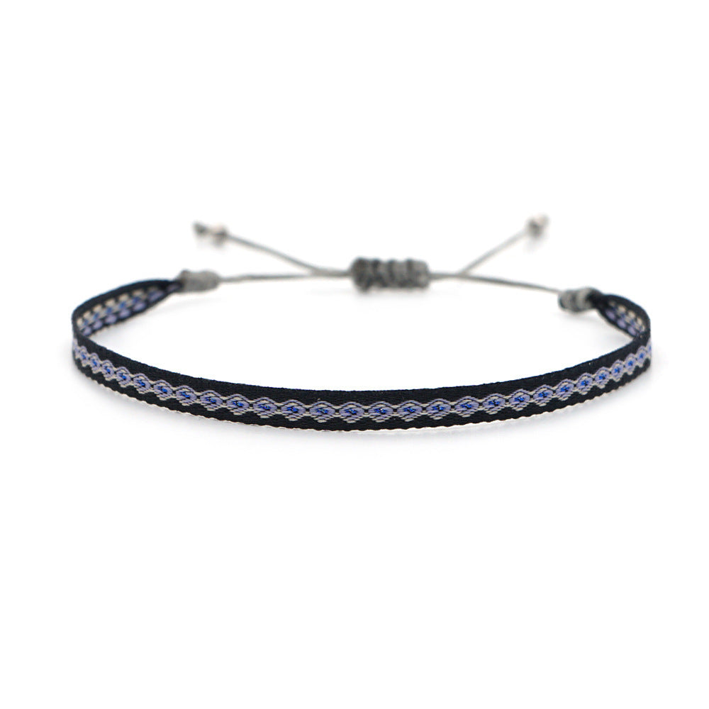 Bohemian Ethnic Ribbon Handwoven Bracelet