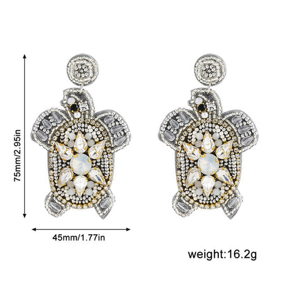 Summer Vacation Marine Style Shell Earrings