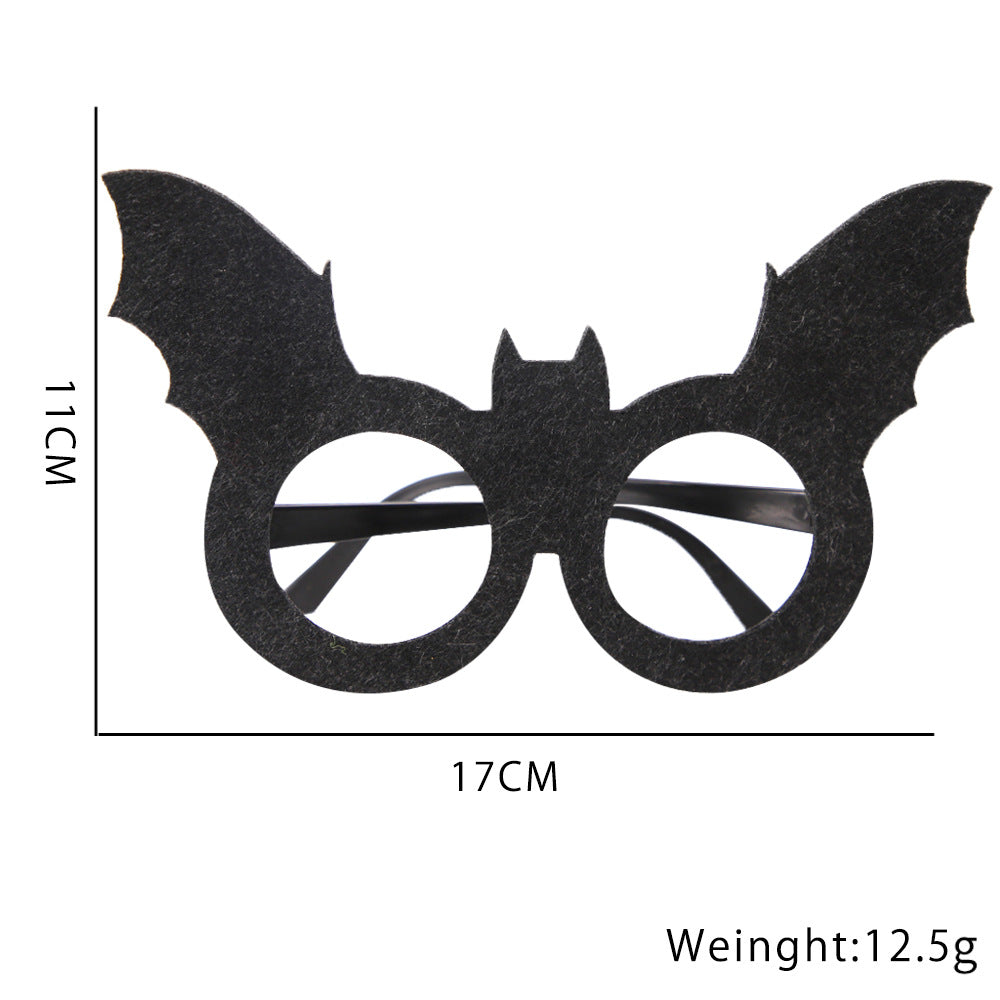 Décoration de fête d'Halloween avec des lunettes en plastique