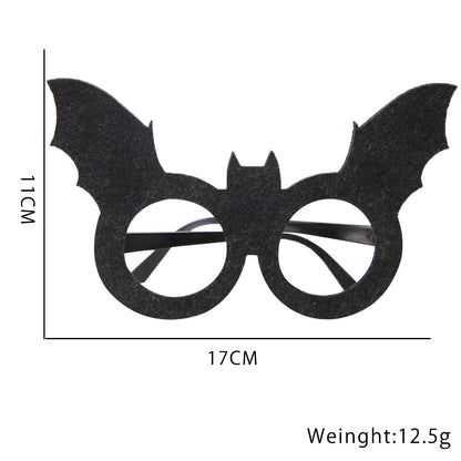Décoration de fête d'Halloween avec des lunettes en plastique