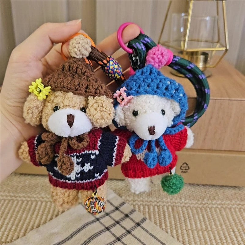 Handmade Cute Dog Keychain Rope Pendant