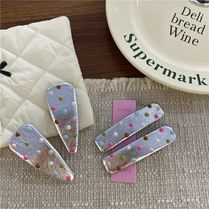 2+ Colorful Point Sweet Cute Hair Clips