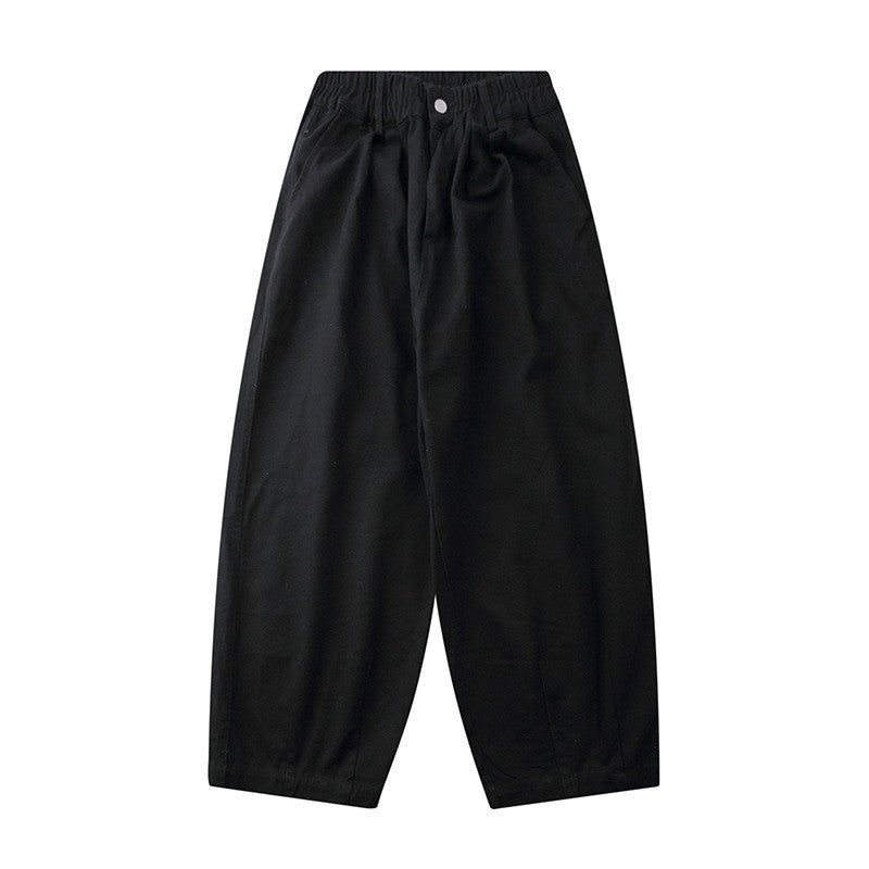 Minimalist High-End Drape Casual Trousers