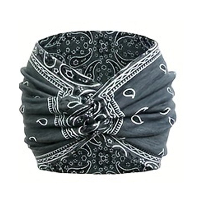 Printed Knot Elastic Headband