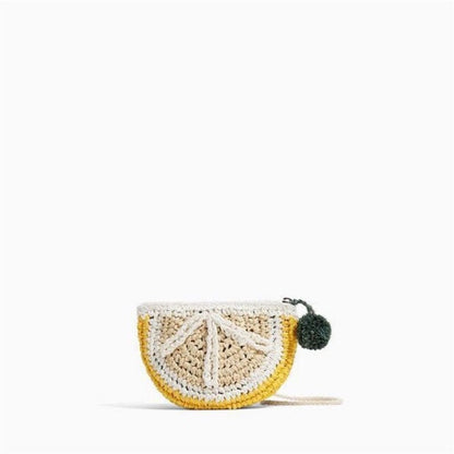 Cute Handmade Children Woven Bag