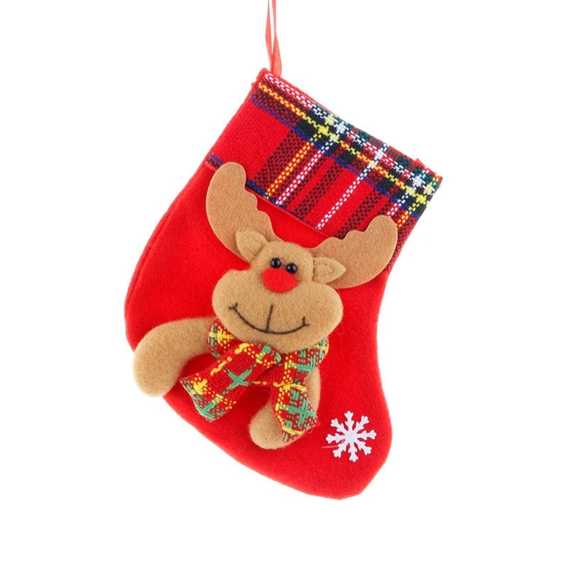 Christmas Socks Gift Bag Small Christmas Socks Pendant Christmas Tree Pendant