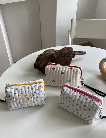 Flower Cherry Sweet Cosmetic Bag
