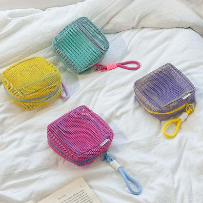 Color Block Square Mini Make Up Bags