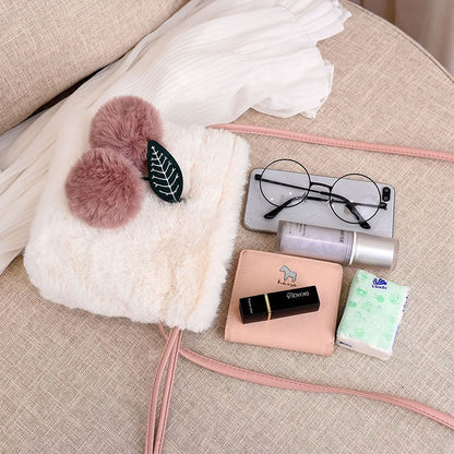 Plush Cute Fashion Large-Capacity Shoulder Bag