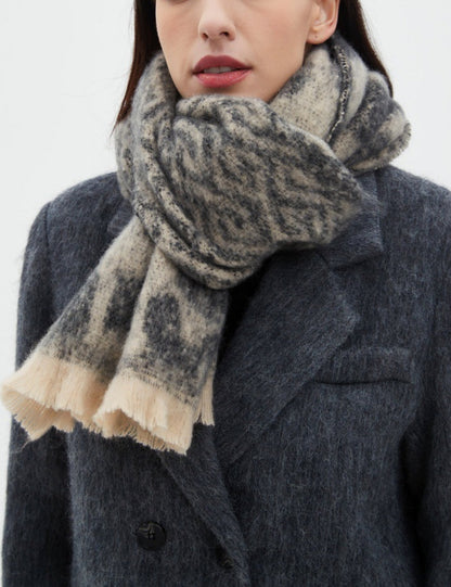 Vintage Leopard Print Soft Scarves