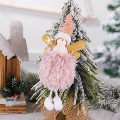 Cute Feather Angel Christmas Decoration