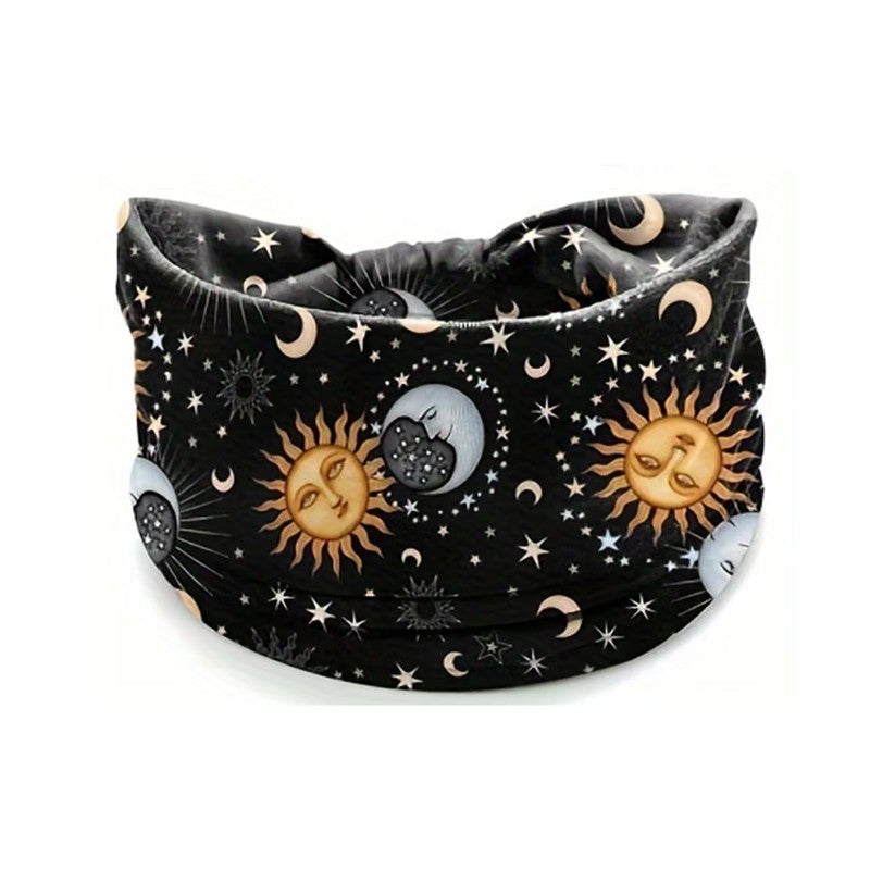 Printed Knot Elastic Headband