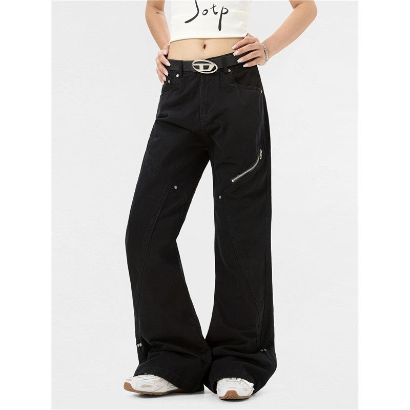 Vintage Washed Distressed Cargo Pants