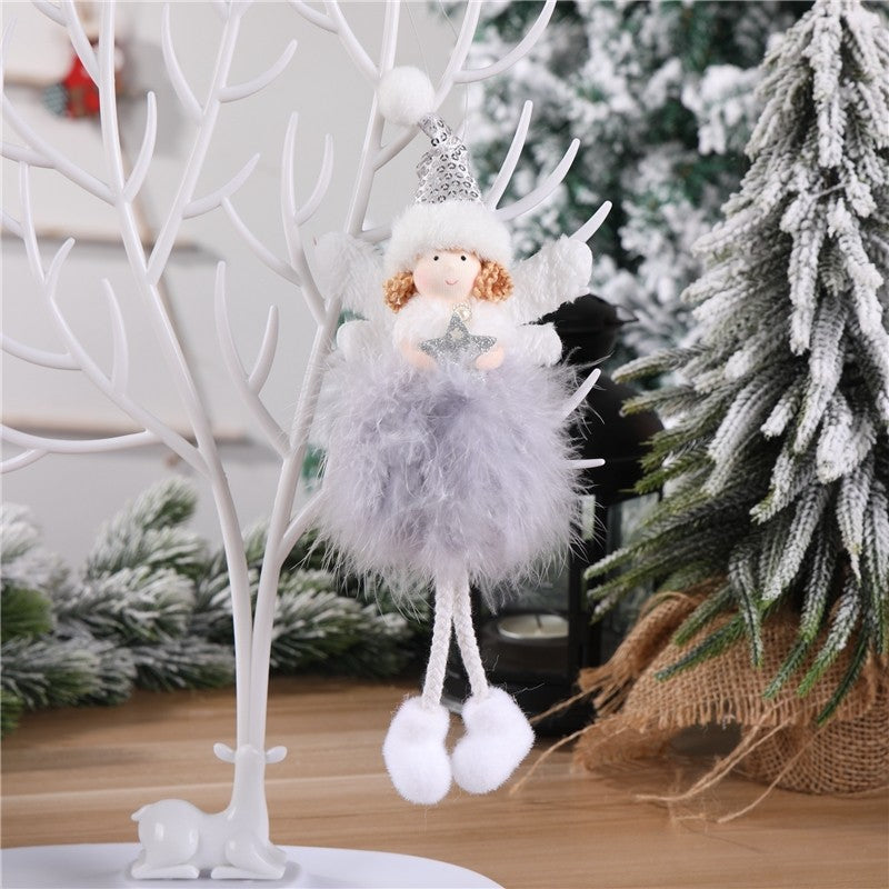 Feather Angel Christmas Ornament
