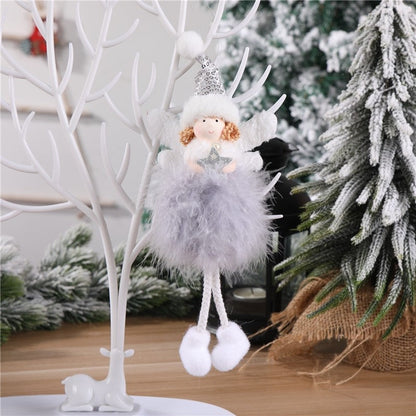 Feather Angel Christmas Ornament
