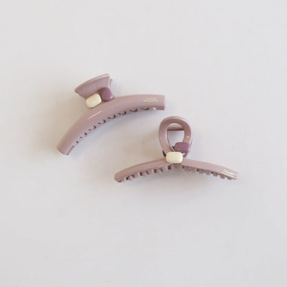 Simple Large Purple Acetate Hair Claw