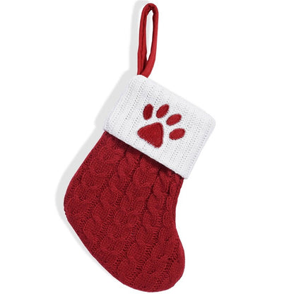 Red Letter Santa Stocking Candy Bag