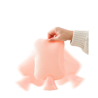 Cartoon Printed Flannelette Cover Infusing Water Hot Water Bag